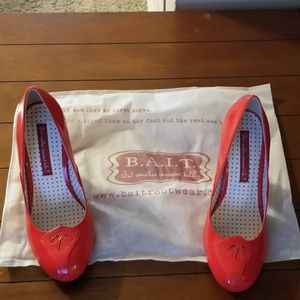 B.A.I.T. Red Heels 8M Brand New